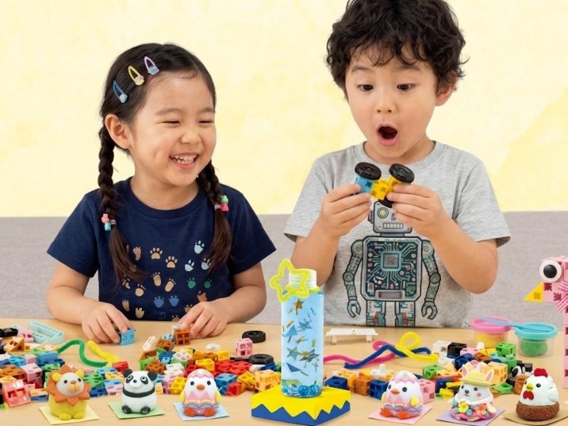 ブロック造形・工作キットを使ったSTEAM学習